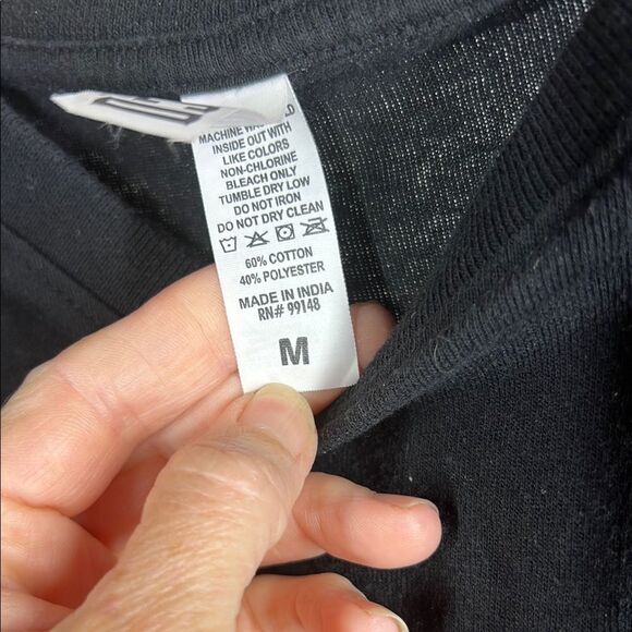 Betty Boo Black Graphic Tee Shirt Motorcycle - Picture 5 of 5